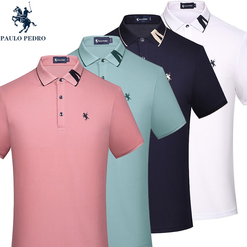 保罗彼得Paulo Pedro夏季新款男士Polo衫 简约商务风，打造夏日型格